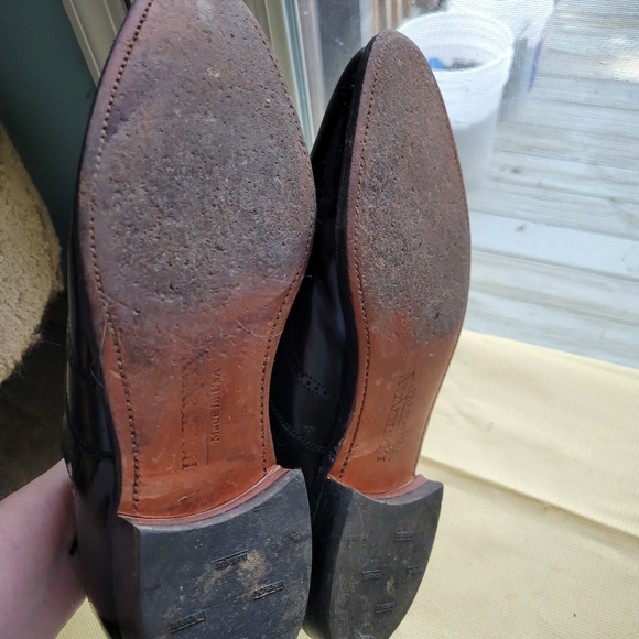 Bostonian Yale classic black wingtip Oxfords 10 1/2 D - Picture 8 of 9